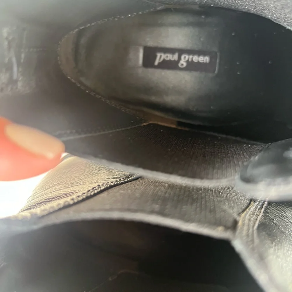 Paul Green Black Ankle Boots